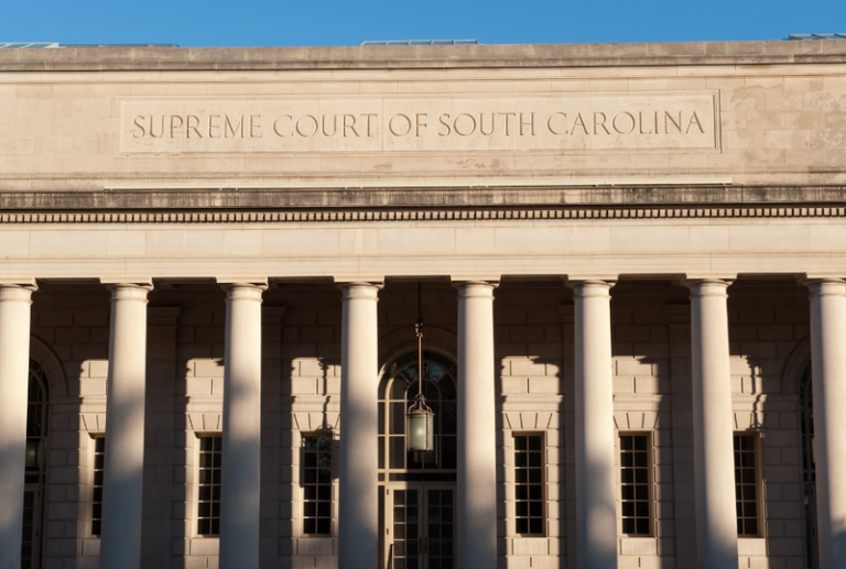 Image is of the South Carolina Supreme Court, who will decide if Alex Murdaugh receives a new trial